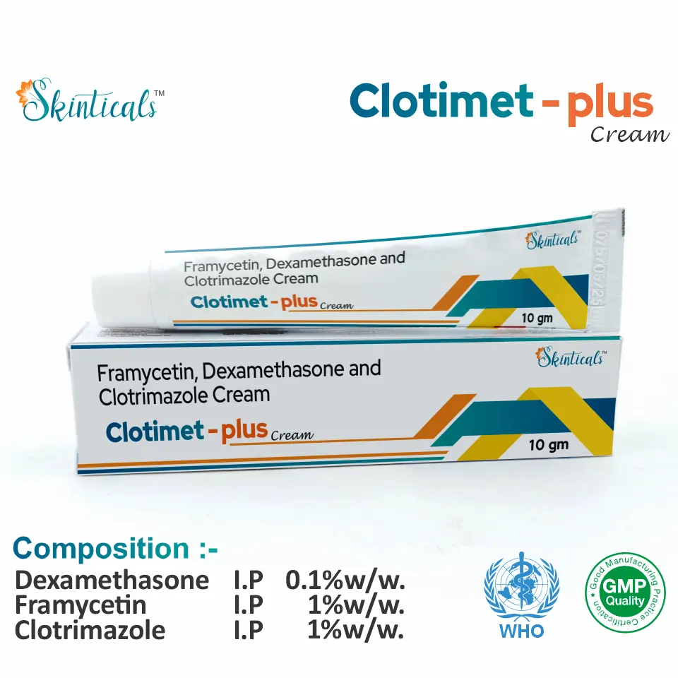 Dexamethasone 0.1% + Framycetin 1% + Clotrimazole 1% Cream PCD Franchise